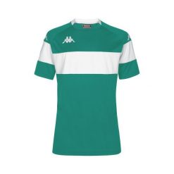 Jersey Kappa Dareto. Białe koszulki sportowe męskie Kappa, bez wzorów, z jersey, bez ramiączek, do piłki nożnej. Za 136.50 zł.