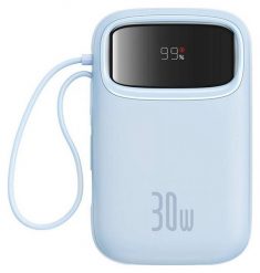 Baseus QPow 2 10000 mAh 30W 2xUSB-C niebieski. Niebieskie powerbanki . Za 100.00 zł.