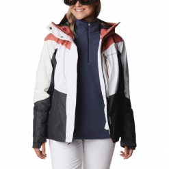 Kurtka narciarska damska Columbia Rosie Run Insulated Jacket. Czerwone kurtki sportowe damskie Columbia, na zimę, xs, bez wzorów, bez ramiączek, bez kaptura, narciarskie. Za 999.00 zł.