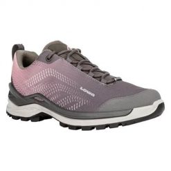 Buty trekkingowe damskie Lowa Zirrox Low Gtx. Szare obuwie trekkingowe damskie Lowa, z gumy, bez zapięcia. Za 746.00 zł.