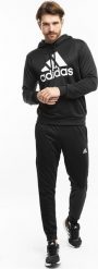 Adidas Dres męski adidas Terry Hooded Tracksuit czarny IP1610 M. Czarne komplety dresowe męskie Adidas, m, bez wzorów, z dresówki. Za 302.46 zł.