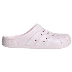 Klapki adidas Adilette Clog GZ5888 różowe. Czerwone klapki damskie bez wzorów, z materiału, casualowe, bez obcasa, bez zapięcia. Za 271.99 zł.