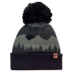 Czapka Unisex Dla Dorosłych Ronge. Czarne czapki damskie Hi-tec, bez wzorów, sportowe. Za 82.99 zł.