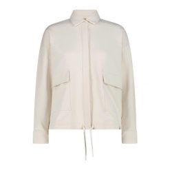 Damski sweter z dzianiny CMP. Białe swetry nierozpinane damskie CMP, bez wzorów, z dzianiny, sportowe, bez kołnierzyka, bez ramiączek. Za 356.00 zł.