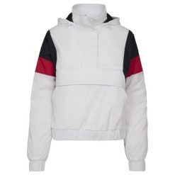 Damska, klasyczna, wyściełana parka w 3 kolorach. Białe parki damskie Urban Classics, na zimę, bez wzorów, bez kaptura. Za 244.50 zł.