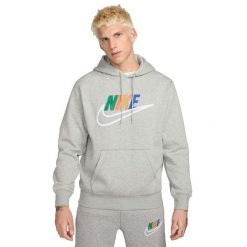 Bluza Mężczyzna Nike Club Bb Futura szary. Szare bluzy męskie Nike, m, bez wzorów, casualowe, bez ramiączek, z kapturem. W wyprzedaży za 297.05 zł.