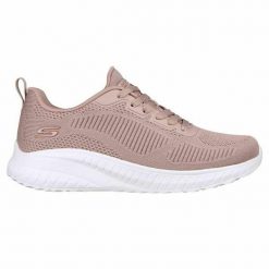Obuwie do Biegania dla Dorosłych Skechers Bobs Sport Squad Różowy. Czerwone obuwie sportowe damskie Skechers, bez wzorów, z materiału, bez zapięcia, do biegania. Za 289.99 zł.