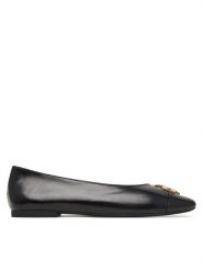 Tory Burch Baleriny Charlie 187711 Czarny. Czarne balerinki damskie Tory Burch, bez wzorów, ze skóry, bez obcasa, bez zapięcia. Za 1,354.00 zł.