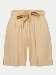Deha Bermudy A00637 Beżowy Regular Fit. Brązowe szorty damskie Deha, bez wzorów, z materiału. Za 239.99 zł.