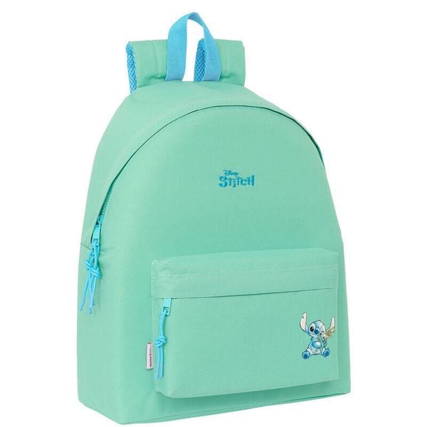 Plecak szkolny Stitch Aloha Turkusowy. Niebieskie plecaki damskie Disney, bez wzorów, biznesowe. Za 132.35 zł.