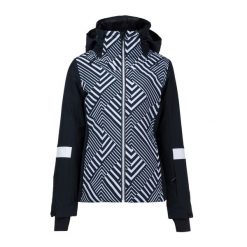Kurtka narciarska damska CMP. Czarne kurtki sportowe damskie CMP, na zimę, xs, bez wzorów, bez ramiączek, bez kaptura, narciarskie. Za 609.99 zł.