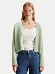 Marc O'Polo Denim Kardigan 500 0006 804 Zielony Loose Fit. Zielone kardigany damskie Marc O'Polo DENIM, s, bez wzorów, z bawełny, bez kołnierzyka. Za 599.99 zł.