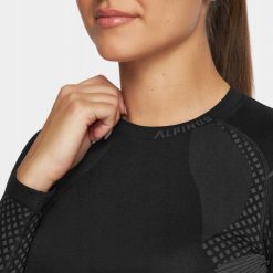 Alpinus ML Bielizna termoaktywna damska Alpinus Active Base Layer Set czarno-szara GT43253. Czarna bielizna sportowa damska Alpinus, bez wzorów. Za 263.00 zł.