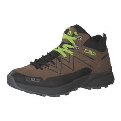 Buty trekkingowe CMP Kaleepso WP Mid. Brązowe trekkingi męskie CMP, z materiału, bez zapięcia. Za 385.50 zł.