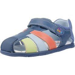 Sandały PABLOSKY 052210P Niebieski. Niebieskie sandały męskie Pablosky, na lato, bez wzorów, ze skóry, bez zapięcia. Za 245.99 zł.