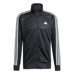 Kurtka z dresu adidas Train Essentials 3-Stripes. Czarne kurtki męskie Adidas, bez wzorów, z dresówki, bez kaptura. Za 179.99 zł.