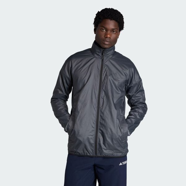 Kurtka Terrex Multi CLIMA365 Windweave. Niebieskie kurtki męskie Adidas, m, bez wzorów, z materiału, klasyczne, bez kaptura. Za 373.15 zł.