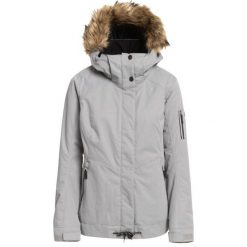 Kurtka narciarska damska Roxy Meade. Szare kurtki sportowe damskie Roxy, xl, bez wzorów, z poliesteru, bez ramiączek, bez kaptura, narciarskie. W wyprzedaży za 469.00 zł.