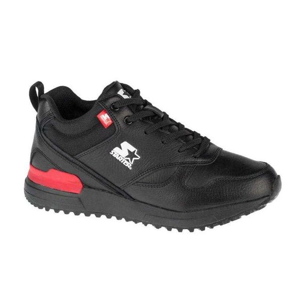 Trampki Męskie Brandon. Czarne trampki męskie Starter, bez wzorów, z gumy, klasyczne, bez zapięcia. Za 327.99 zł.