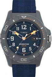 Zegarek Timex Zegarek męski TW2V40300 niebieski. Niebieskie zegarki męskie Timex, bez wzorów. Za 539.00 zł.