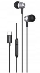 Swissten Metallic USB-C Headphones. Słuchawki dokanałowe SWISSTEN. Za 46.60 zł.