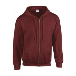 Sweatshirt zapinany na zamek błyskawiczny Gildan Heavy Blend ®. Brązowe bluzy męskie GILDAN, m, bez wzorów, bez ramiączek, z kapturem. Za 190.50 zł.