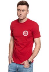 MĘSKI T-SHIRT MUSTANG ALEX C PRINT 1009037 7202. T-shirty męskie Mustang, m, bez wzorów, bez kołnierzyka, bez ramiączek. W wyprzedaży za 39.99 zł.