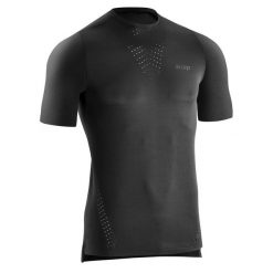 Koszulka sportowa z krótkim rękawem CEP Ultralight męska. Czarne koszulki sportowe męskie CEP, l, bez wzorów, bez ramiączek. Za 209.00 zł.
