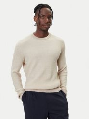 Guess Sweter M5BR20 Z0482 Beżowy Regular Fit. Brązowe swetry męskie Guess, l, z aplikacjami, z syntetyku, bez kołnierzyka, bez ramiączek. Za 369.99 zł.