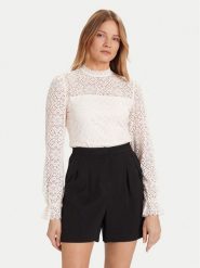 Morgan Bluzka 242-TYRIA Beżowy Regular Fit. Brązowe bluzki damskie Morgan, m, bez wzorów, z syntetyku, bez kołnierzyka, bez ramiączek. Za 219.99 zł.