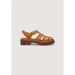 Buty sportowe Kobieta TIMBERLAND STST FISHERMAN SANDAL. Brązowe obuwie sportowe damskie Timberland, bez wzorów, ze skóry, bez zapięcia. Za 537.20 zł.