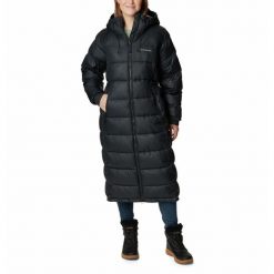 Płaszcz Zimowy Puchowy Damski Columbia Pike Lake II Long Jacket. Czarne płaszcze damskie Columbia, na zimę, l, bez wzorów, z puchu, sportowe, bez kołnierzyka, bez kaptura. Za 999.00 zł.