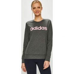 Adidas Performance - Bluza. Szare bluzy damskie adidas Performance, m, bez wzorów, z bawełny, bez ramiączek, bez kaptura. W wyprzedaży za 129.90 zł.