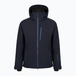 Kurtka narciarska męska BOGNER FIRE+ICE Eason 3. Niebieskie kurtki sportowe męskie na zimę, m, bez wzorów, z materiału, bez kaptura, do jazdy konnej. Za 1,989.00 zł.