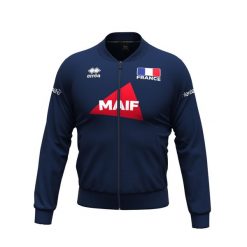 Kurtka treningowa France Markus 3.0 Maif 2024/25. Niebieskie kurtki męskie ERREA, m, bez wzorów, z materiału, bez kaptura. Za 307.50 zł.