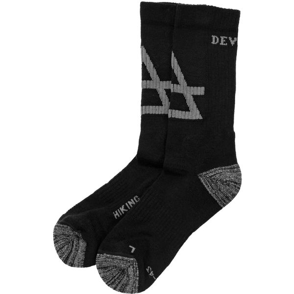 Skarpety turystyczne Devold Hiking Merino Medium Sock. Czarne skarpetki damskie Devold, bez wzorów, z elastanu. Za 156.75 zł.