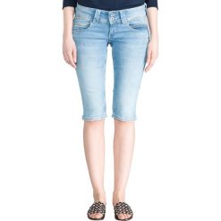 Pepe Jeans Venus Szorty Niebieski. Niebieskie szorty damskie Pepe Jeans, bez wzorów, z bawełny, vintage. Za 309.95 zł.
