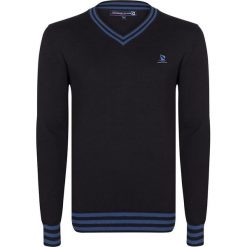 Sweter w kolorze czarnym. Czarne swetry męskie Giorgio Di Mare, m, bez wzorów, z bawełny, bez kołnierzyka, bez ramiączek. W wyprzedaży za 128.95 zł.