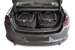 Torby Do Bagażnika Mazda 3 Limousine 2018+ 5Szt Kjust. Czarne torby podróżne damskie KJUST, bez wzorów, z kauczuku. Za 1,549.00 zł.