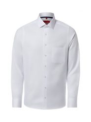 Finshley & Harding koszula biznesowa Mężczyźni Slim Fit Bawełna biały, 41. Białe koszule męskie Finshley & Harding, m, bez wzorów, z bawełny, biznesowe, bez kołnierzyka, bez ramiączek. Za 99.95 zł.
