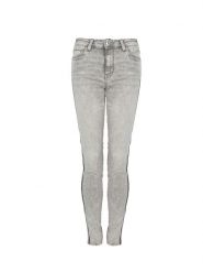 Guess Jeansy "Skinny Mid" | W2BAJ3D4TA1 | Kobieta | Szary. Szare jeansy damskie Guess, z aplikacjami, z bawełny, klasyczne, długie. W wyprzedaży za 289.00 zł.
