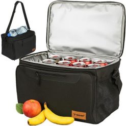 Torba Termiczna Turystyczna Plażowa Duża. Czarne torby na ramię męskie TRIZAND, z gumy, na ramię, duże. Za 55.90 zł.