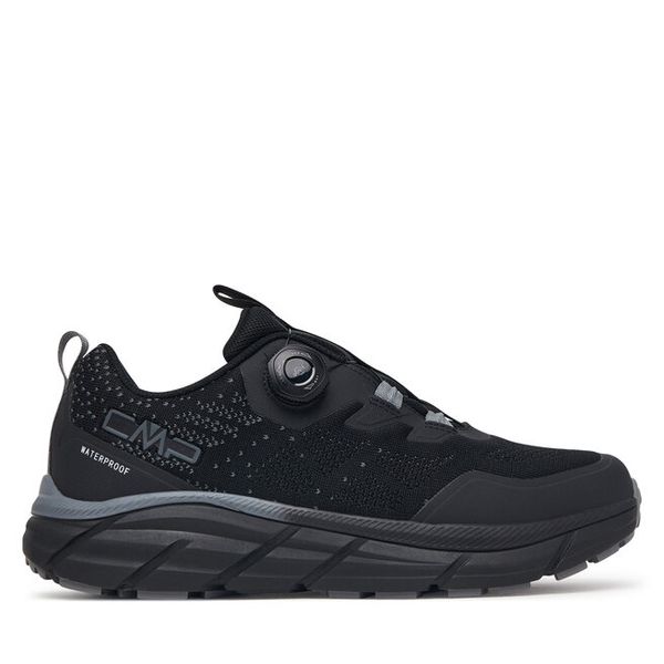 Trekkingi CMP. Czarne buty zimowe męskie CMP, bez wzorów, bez obcasa, bez zapięcia. Za 479.99 zł.