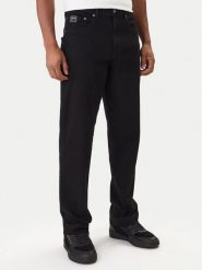 Versace Jeans Couture Jeansy 80GAB5RE CDW00 Czarny Straight Fit. Czarne jeansy męskie Versace Jeans Couture, z bawełny. Za 939.99 zł.