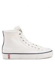 Levi's® Trampki 235664-733-51 Biały. Białe trampki i tenisówki damskie bez wzorów, z materiału, bez zapięcia. Za 199.99 zł.