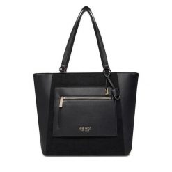 Torebka Nine West. Czarne shopperki damskie Nine West, bez wzorów, bez dodatków. Za 249.99 zł.