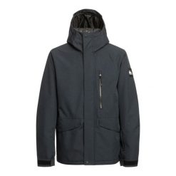 Kurtka śnieżna dla Mężczyzn MISSION SOLID. Białe kurtki sportowe męskie Quiksilver, na zimę, m, bez wzorów, z poliesteru, bez kaptura, narciarskie. W wyprzedaży za 782.70 zł.