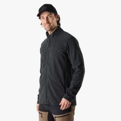 Bluza polarowa turystyka męska Swedemount Lofoten Fleece. Czarne bluzy sportowe męskie SWEDEMOUNT, m, bez wzorów, z polaru, bez kaptura, narciarskie. W wyprzedaży za 179.99 zł.