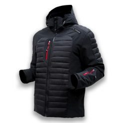 Kurtka Trimm SLIDER. Czarne kurtki sportowe męskie TRIMM, na zimę, m, bez wzorów, z nylonu, bez kaptura, narciarskie. W wyprzedaży za 588.00 zł.