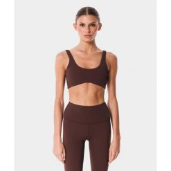 Biustonosz sportowy z regulacją Carpatree Balletcore. Brązowe bielizna sportowa damska Carpatree, m, bez wzorów. Za 139.99 zł.